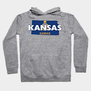 Kansas Colored State Hoodie